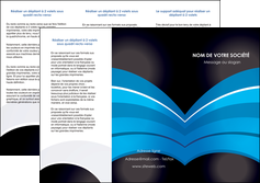 creation graphique en ligne depliant 3 volets  6 pages  texture contexture structure MLIG88065