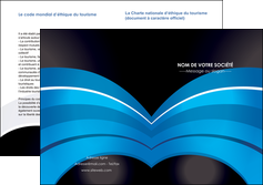 cree depliant 2 volets  4 pages  texture contexture structure MLIG88079