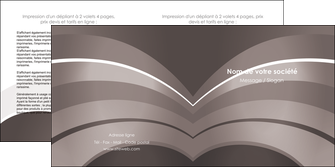 imprimer depliant 2 volets  4 pages  web design texture contexture structure MLGI88121