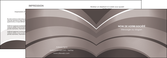 realiser depliant 2 volets  4 pages  web design texture contexture structure MLGI88135