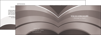 cree depliant 2 volets  4 pages  web design texture contexture structure MLGI88137