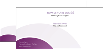 creer modele en ligne carte de correspondance web design abstrait violet violette MLIG88337