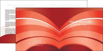cree depliant 2 volets  4 pages  web design texture contexture structure MLGI88381