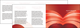 personnaliser maquette depliant 4 volets  8 pages  web design texture contexture structure MLGI88419