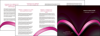 imprimer depliant 4 volets  8 pages  web design texture contexture structure MIDLU88673
