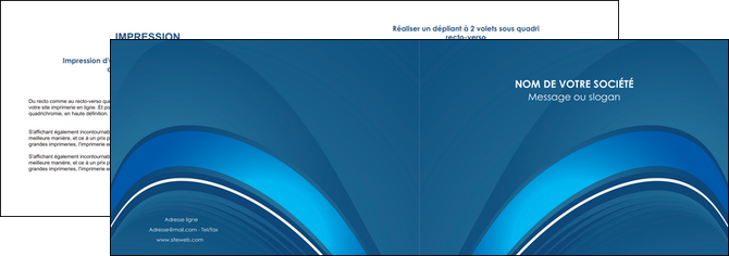 modele depliant 2 volets  4 pages  web design texture contexture structure MLGI88751