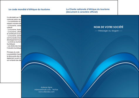 imprimer depliant 2 volets  4 pages  web design texture contexture structure MLGI88773