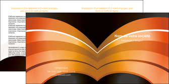 personnaliser maquette depliant 2 volets  4 pages  web design texture contexture structure MIF89127