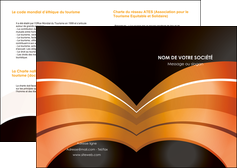 modele en ligne depliant 2 volets  4 pages  web design texture contexture structure MIF89151