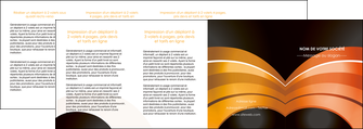 impression depliant 4 volets  8 pages  web design texture contexture structure MIF89165