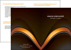 modele depliant 2 volets  4 pages  web design texture contexture structure MLGI89491