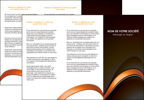 faire depliant 3 volets  6 pages  web design texture contexture structure MLGI89511