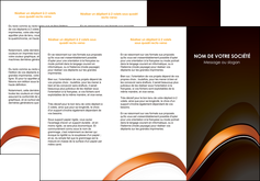 faire depliant 3 volets  6 pages  web design texture contexture structure MLGI89511