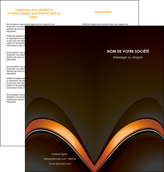 faire depliant 2 volets  4 pages  web design texture contexture structure MLGI89513