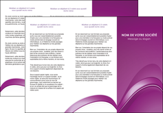 faire depliant 3 volets  6 pages  web design texture contexture structure MIFCH90055