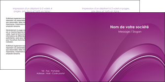modele en ligne depliant 2 volets  4 pages  web design texture contexture structure MIFCH90059