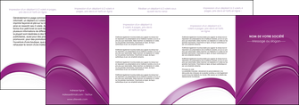 personnaliser modele de depliant 4 volets  8 pages  web design texture contexture structure MIFCH90071