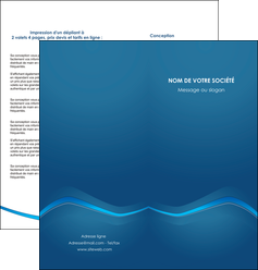 modele depliant 2 volets  4 pages  web design texture contexture structure MIF90109