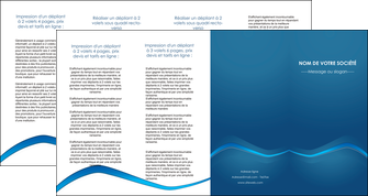 realiser depliant 4 volets  8 pages  web design texture contexture structure MIF90127