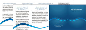 faire modele a imprimer depliant 4 volets  8 pages  web design texture contexture structure MIF90129