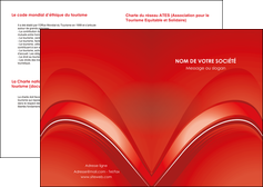 creer modele en ligne depliant 2 volets  4 pages  web design texture contexture structure MIFCH90139