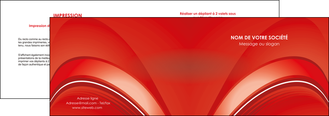 modele en ligne depliant 2 volets  4 pages  web design texture contexture structure MIFCH90149