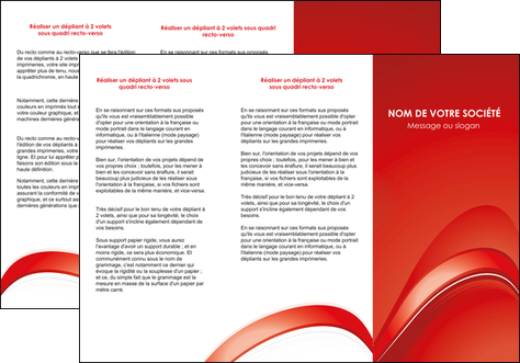 imprimer depliant 3 volets  6 pages  web design texture contexture structure MIFCH90159