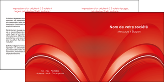 faire modele a imprimer depliant 2 volets  4 pages  web design texture contexture structure MIFCH90163