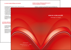 creer modele en ligne depliant 2 volets  4 pages  web design texture contexture structure MIFCH90173
