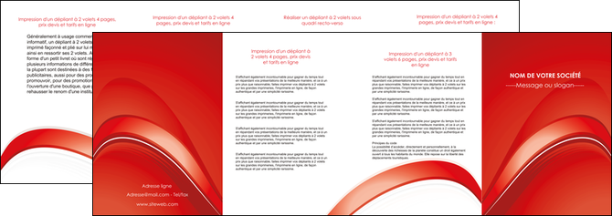 realiser depliant 4 volets  8 pages  web design texture contexture structure MIFCH90175