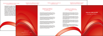 realiser depliant 4 volets  8 pages  web design texture contexture structure MIFCH90175