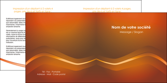 realiser depliant 2 volets  4 pages  web design texture contexture abstrait MIF90835