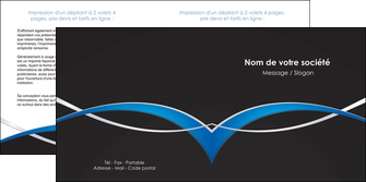 modele en ligne depliant 2 volets  4 pages  reseaux texture contexture structure MFLUOO90869