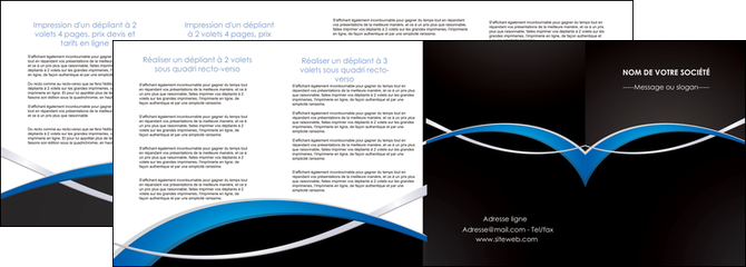 creer modele en ligne depliant 4 volets  8 pages  reseaux texture contexture structure MFLUOO90901