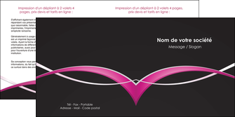 imprimer depliant 2 volets  4 pages  web design texture contexture structure MLGI90973