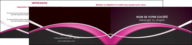 creer modele en ligne depliant 2 volets  4 pages  web design texture contexture structure MLGI90979