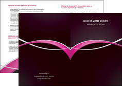 impression depliant 2 volets  4 pages  web design texture contexture structure MLGI90983