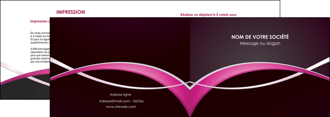 creation graphique en ligne depliant 2 volets  4 pages  web design texture contexture structure MLGI90987