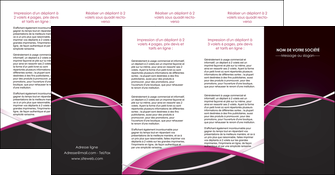 exemple depliant 4 volets  8 pages  web design texture contexture structure MLGI91009