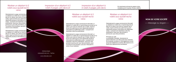 modele depliant 4 volets  8 pages  web design texture contexture structure MLGI91011