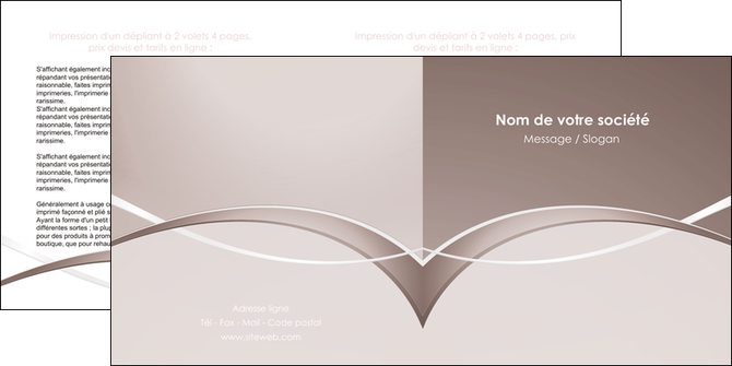 faire depliant 2 volets  4 pages  web design texture contexture abstrait MLGI91501
