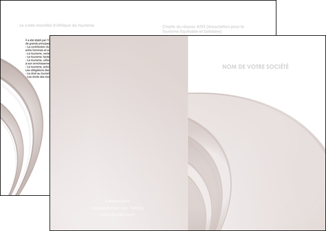 impression depliant 2 volets  4 pages  web design texture contexture structure MFLUOO92425