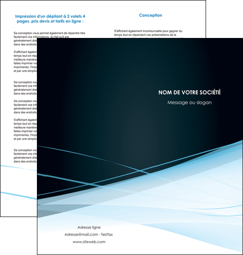 imprimer depliant 2 volets  4 pages  web design texture contexture structure MLGI92795