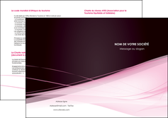 modele depliant 2 volets  4 pages  web design texture contexture structure MIDLU92911