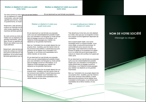 faire depliant 3 volets  6 pages  web design texture contexture structure MFLUOO92949