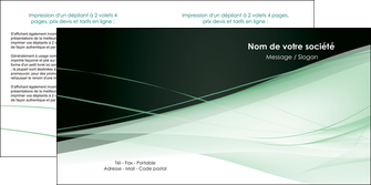 realiser depliant 2 volets  4 pages  web design texture contexture structure MLGI92953