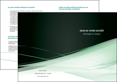 realiser depliant 2 volets  4 pages  web design texture contexture structure MLGI92963