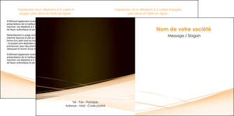 cree depliant 2 volets  4 pages  web design texture contexture structure MIDLU93005