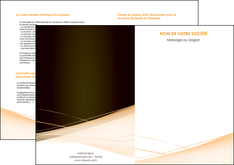 personnaliser maquette depliant 2 volets  4 pages  web design texture contexture structure MIDLU93015