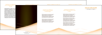 modele depliant 4 volets  8 pages  web design texture contexture structure MIDLU93017
